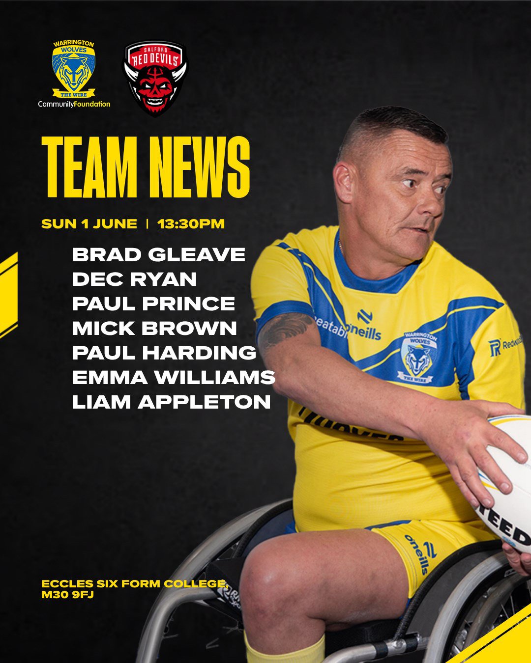 WHEELCHAIR TEAM NEWS 1ST JUNE
